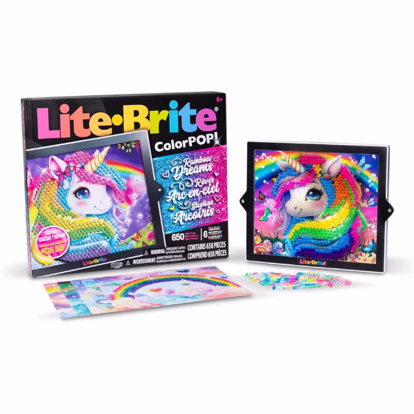 Lite Brite Color Pop Rainbows Edition Set