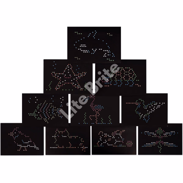 Lite Brite Hello Kitty Animal Template Refill Pack