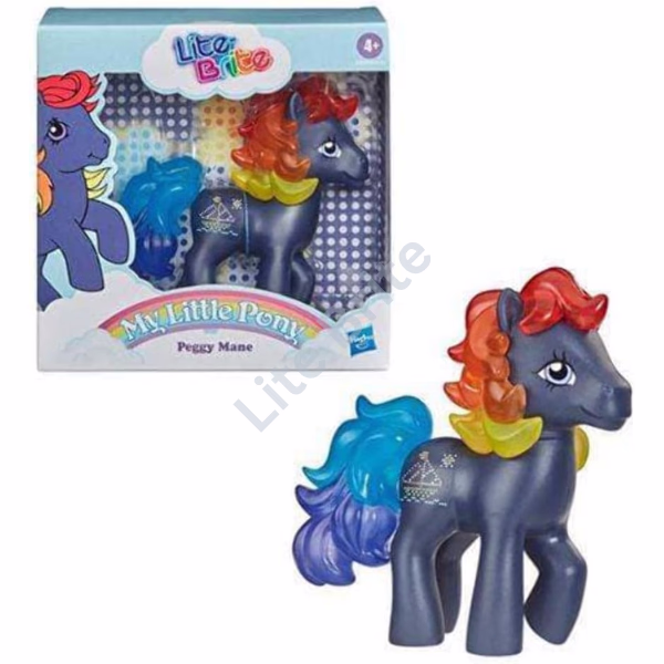 Lite Brite Neon Brooklyn Retro Mashup – My Little Pony Inspired Light Art Board