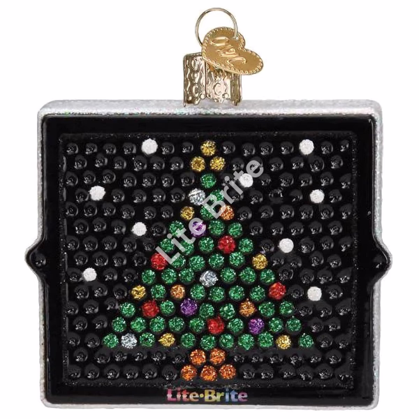 Lite Brite Ornaments