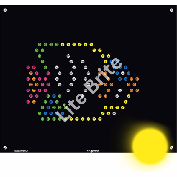 Underwater Lite Brite Artwork Templates